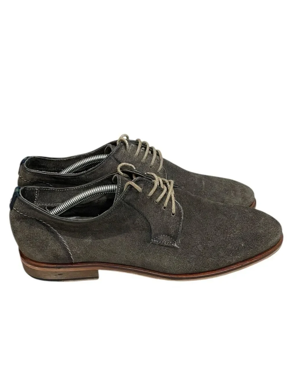 Modern Fiction Suede Lace Up Casual Shoe SZ 11 Grey
